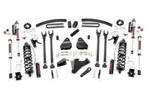 Ford F-250 Super Duty Suspension Lift Kit - Rough Country - 6 Inch Lift Kit + 4 Link + No OVLDS + C/O Vertex - '05-'07 Ford F-250 Super Duty Suspension Lift Kit - Rough Country - 6 Inch Lift Kit + 4 Link + No OVLDS + C/O Vertex - '05-'07